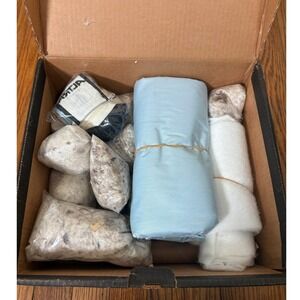 Vintage 70s Unused Altra Kit Ladies Down Robe Sewing Kit Size 6-8‎ Blue